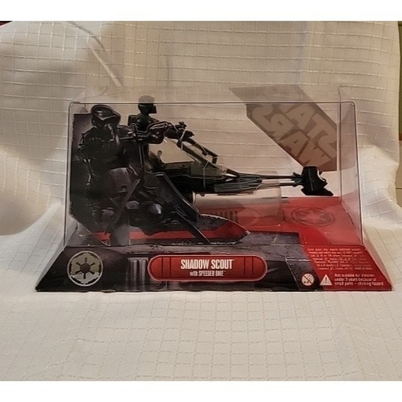 Hasbro Other - SDCC 2007 30th Star Wars Shadow Scout With Speeder Bike Figure NEW